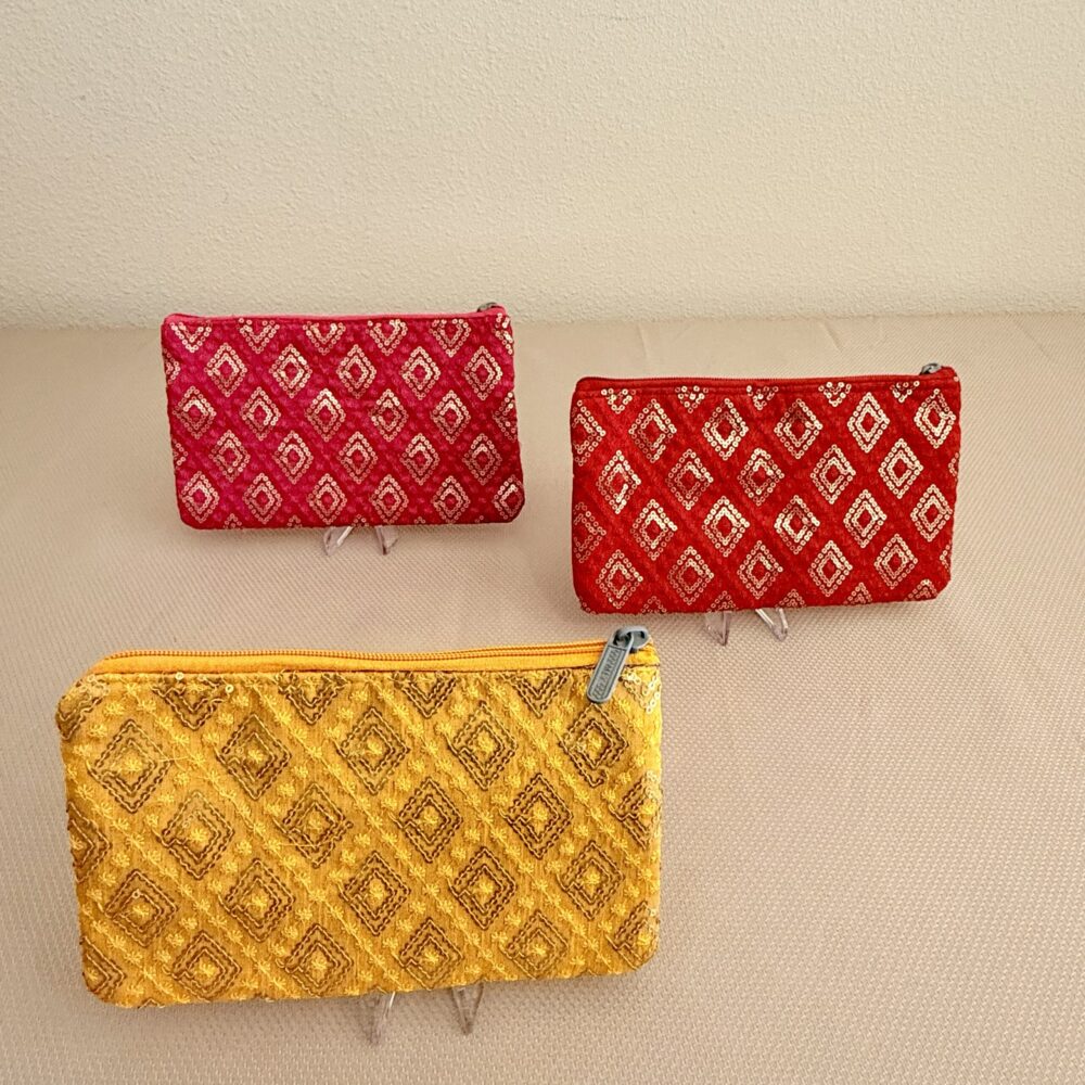 Sequence Work Pouches – Set of 5 Zipper Return Gift Bags for Weddings & Festivals